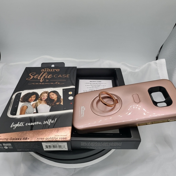 Allure (Case-Mate) Selfie Case for Samsung S8+ Rose Gold - Picture 4 of 12